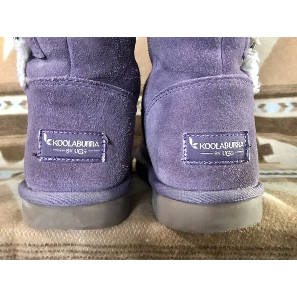 Koolaburra by UGG Boots Purple Violet Lavender Big Kid Size 4 Girls Winter Boots - Picture 6 of 12
